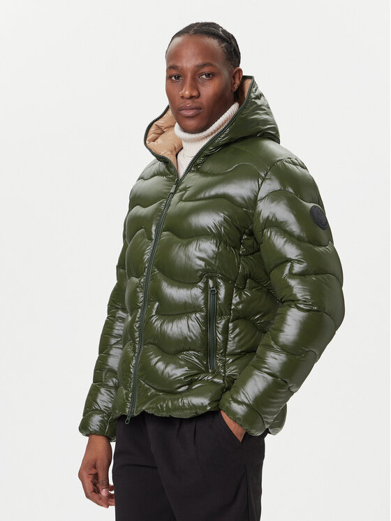 Save The Duck Зимно яке D32390M LOVE21 Зелен Regular Fit цвят на ниска цена