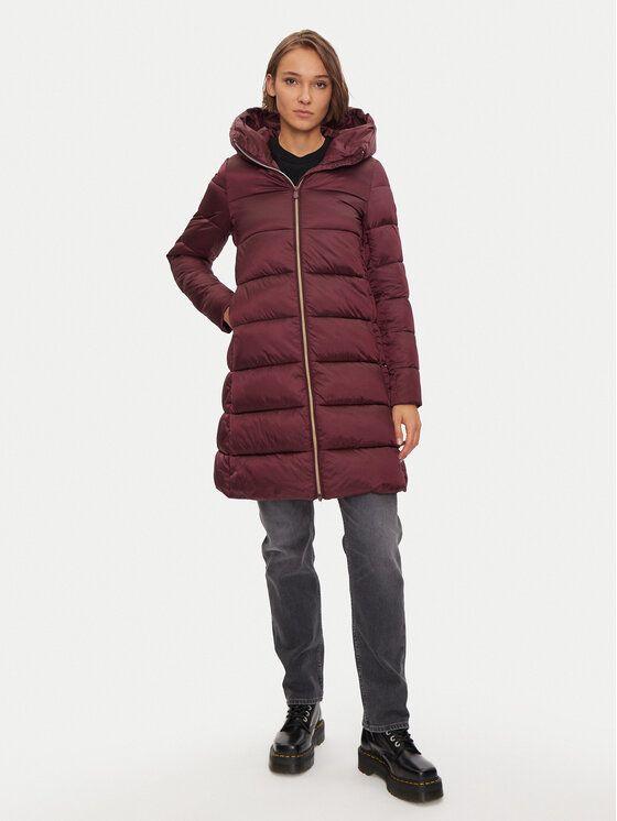 Save The Duck Зимно яке D40279W IRIS19 Бордо Regular Fit цвят на ниска цена
