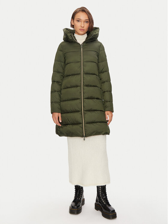 Save The Duck Зимно яке D40279W IRIS19 Зелен Regular Fit цвят на ниска цена