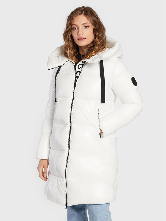 Save The Duck Зимно яке D45510W-LUCK15 Бял Regular Fit цвят на ниска цена