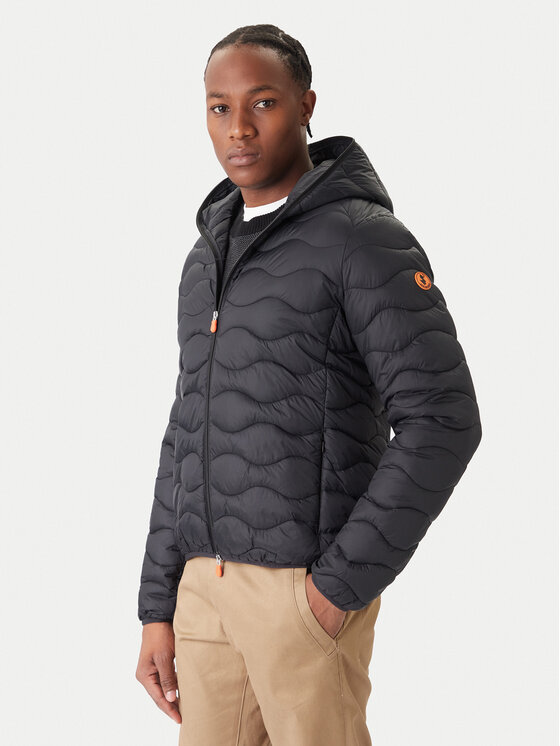 Save The Duck Преходно яке D32189M GIGA21 Черен Regular Fit цвят на ниска цена