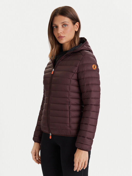 Save The Duck Преходно яке D33620W GIGA21 Бордо Regular Fit цвят на ниска цена