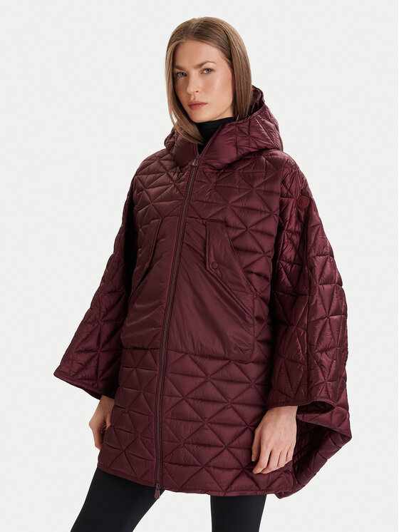 Save The Duck Преходно яке D42465W JADE21 Бордо Relaxed Fit цвят на ниска цена