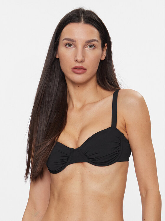 Seafolly Горнище на бански S. Collective 31470-942 Черен цвят на ниска цена