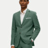 Selected Homme Сако 16087870 Зелен Slim Fit цвят на ниска цена