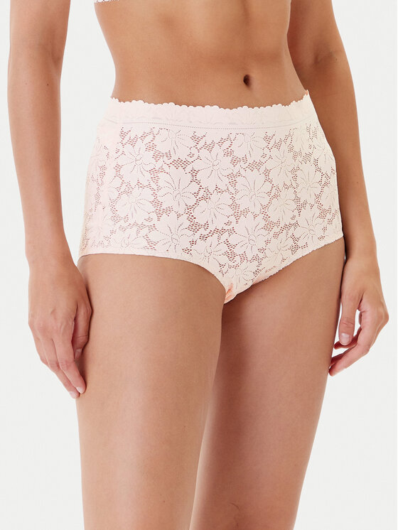 Selmark Класически бикини с висока талия 10903 Бежов цвят на ниска цена