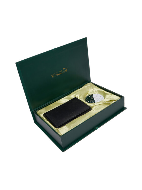 Semi Line Подаръчен комплект C608-1 Черен цвят на ниска цена