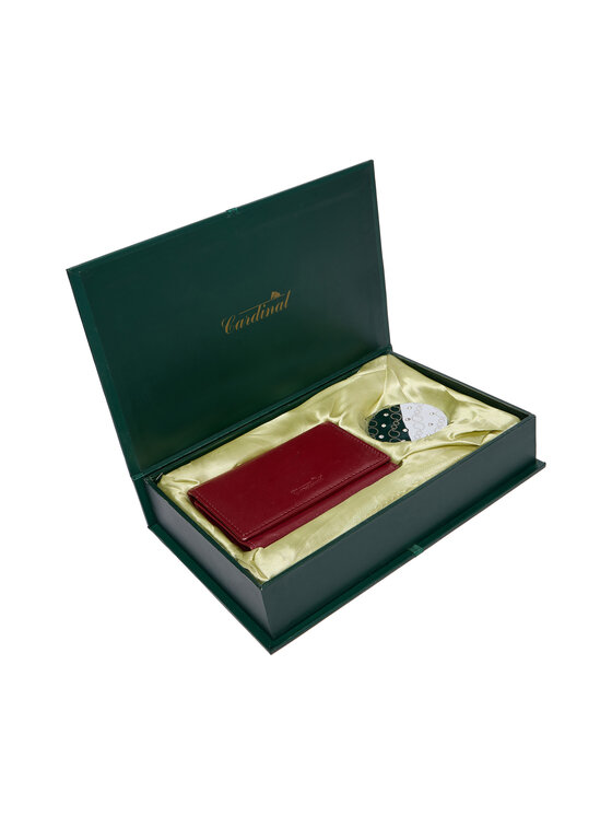 Semi Line Подаръчен комплект C608-2 Бордо цвят на ниска цена