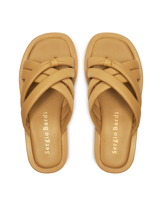 Sergio Bardi Джапанки DELL-CHV-AC-01SB Кафяв цвят на ниска цена