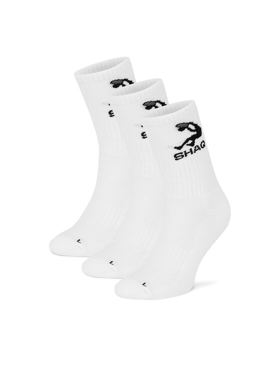 Shaq Дълги чорапи SHQ-MB-003-AW24 Бял цвят на ниска цена