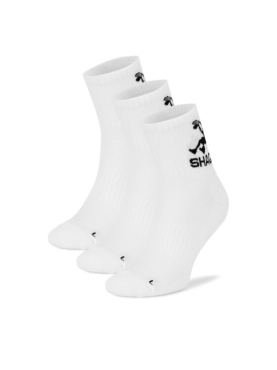 Shaq Къси чорапи SHQ-MB-002-AW24 Бял цвят на ниска цена