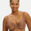 Simone Pérèle Сутиен с банели Saga 15C319 Кафяв цвят на ниска цена
