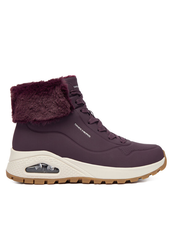 Skechers Зимни обувки Uno Rugged 167274/WINE Бордо цвят на ниска цена