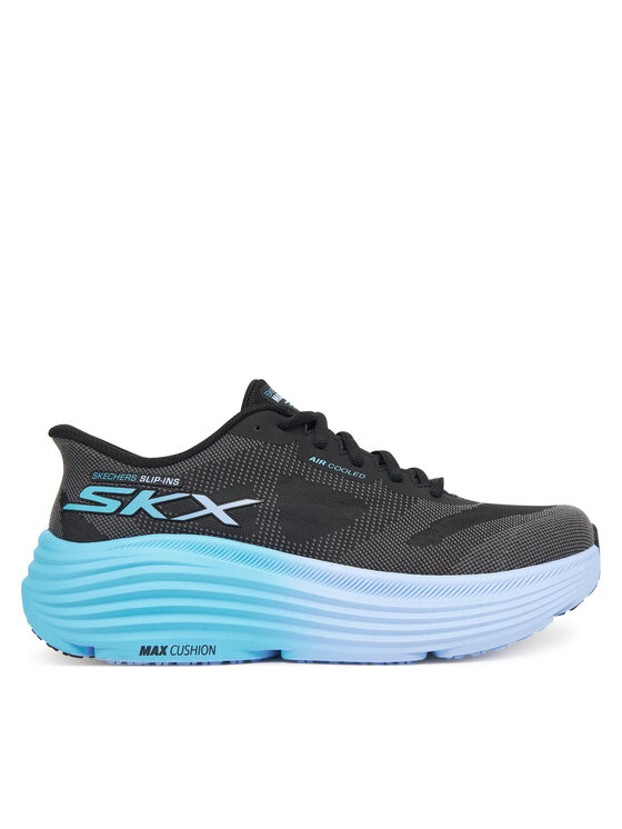 Skechers Маратонки за бягане Max Cushioning Endeavour 129473/BKBL Черен цвят на ниска цена