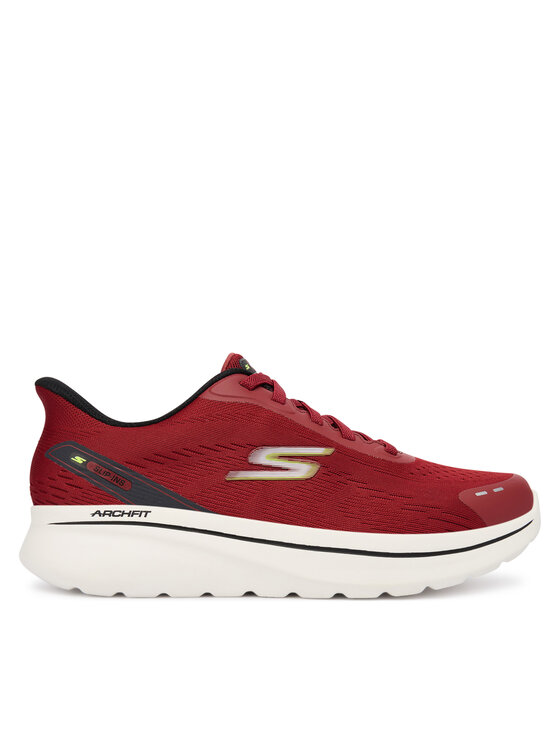 Skechers Сникърси Go Walk Arch Fit N-Joy 217075 DKRD Бордо цвят на ниска цена