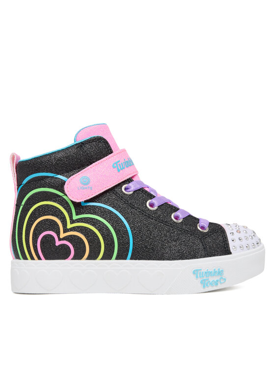Skechers Сникърси Heart Steps 314623L BKMT Черен цвят на ниска цена