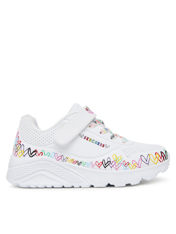 Skechers Сникърси Uno Lite 314091L WMLT Бял цвят на ниска цена