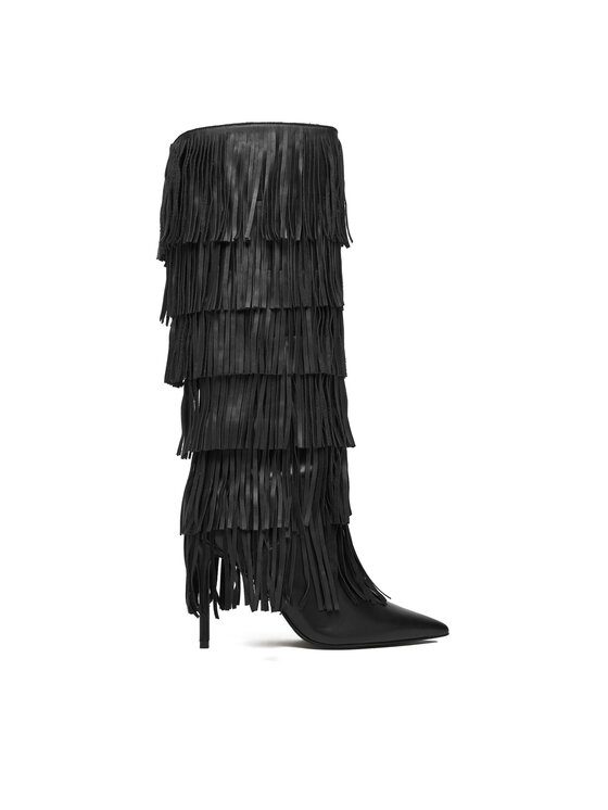 Steve Madden Ботуши Wanderlust SM11004766 Черен цвят на ниска цена