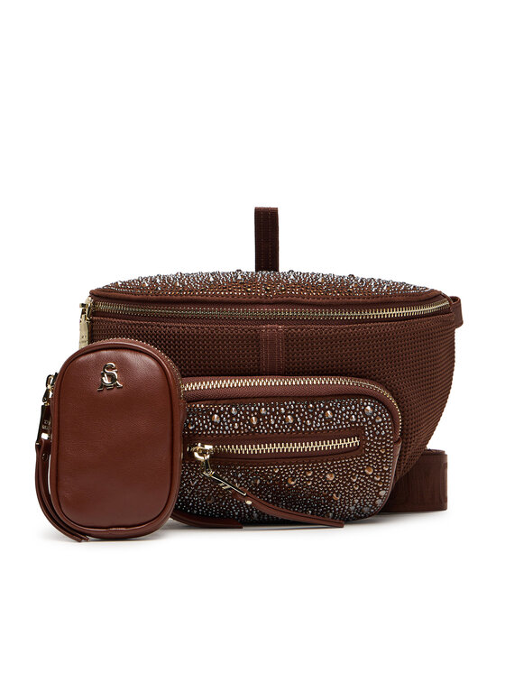 Steve Madden Дамска чанта Bmaxima SM13000640 Кафяв цвят на ниска цена