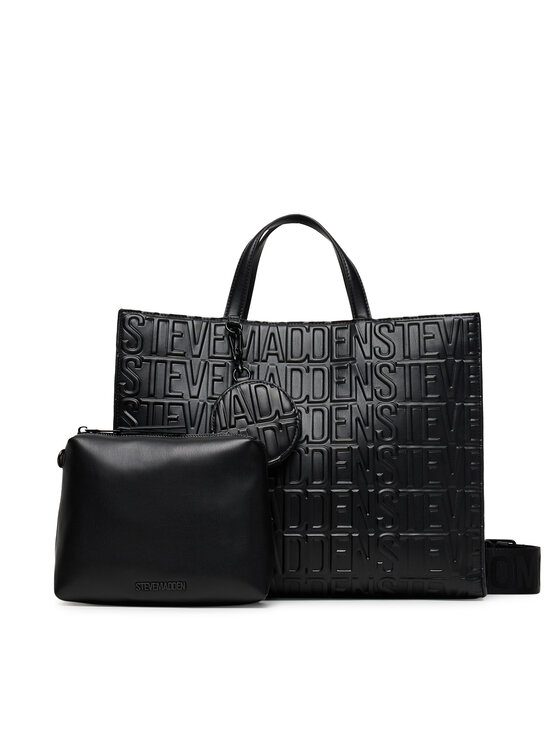 Steve Madden Дамска чанта Bphantom SM13002233 Черен цвят на ниска цена