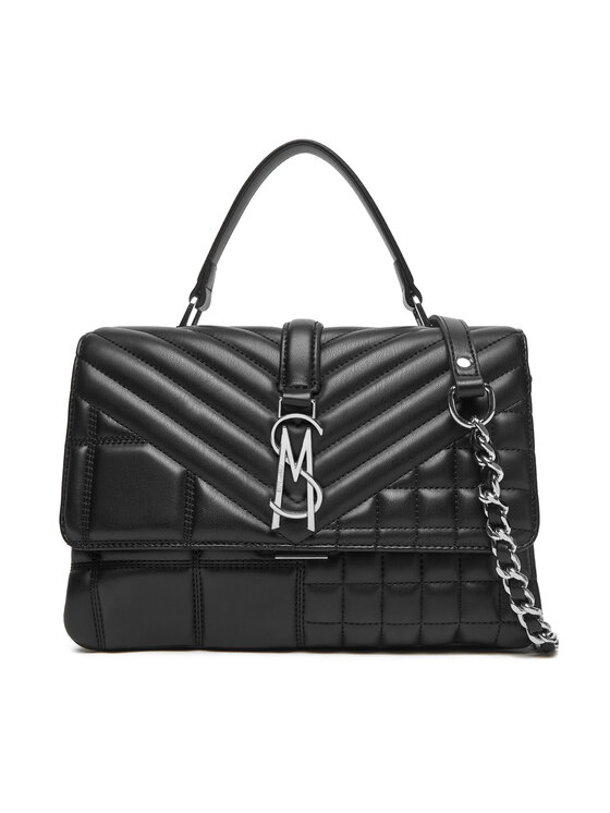 Steve Madden Дамска чанта Bplais SM13001817 Черен цвят на ниска цена