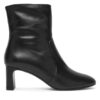 Stuart Weitzman Боти Babette Zip SL542 Черен цвят на ниска цена