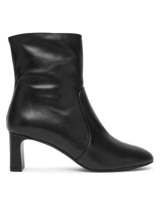 Stuart Weitzman Боти Babette Zip SL542 Черен цвят на ниска цена