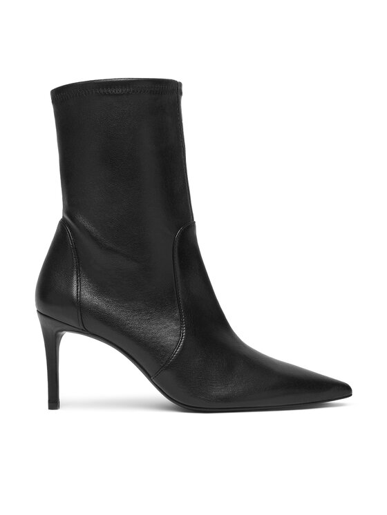 Stuart Weitzman Боти Stuart Power 75 SJ974 Черен цвят на ниска цена