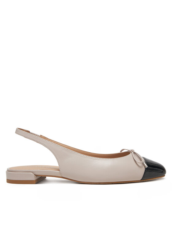 Stuart Weitzman Обувки на ток Sleek Bow SJ075 Бежов цвят на ниска цена