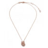 Swarovski Колие Swan 5732414 Розово злато цвят на ниска цена