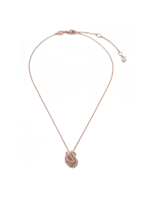 Swarovski Колие Swan 5732414 Розово злато цвят на ниска цена