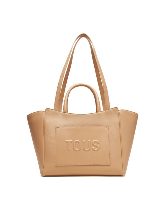 TOUS Дамска чанта Brenda City 2002192245 Бежов цвят на ниска цена