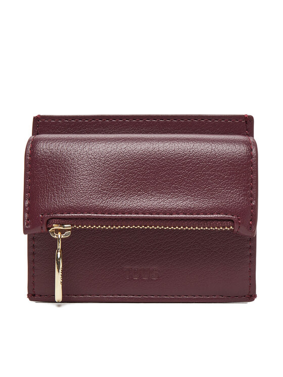 TOUS Калъф за визитки City 2002303421 Бордо цвят на ниска цена