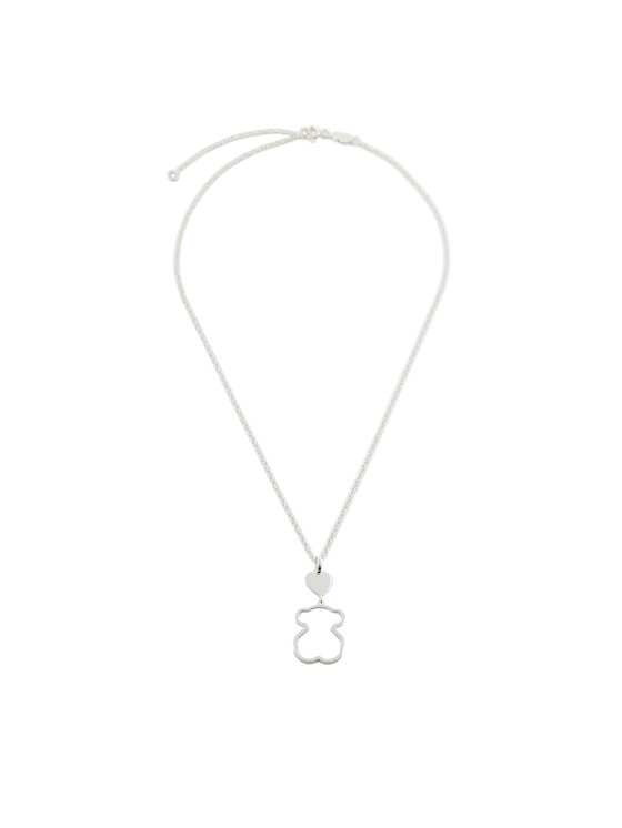 TOUS Колие New Silueta 1000118300 Сребрист цвят на ниска цена