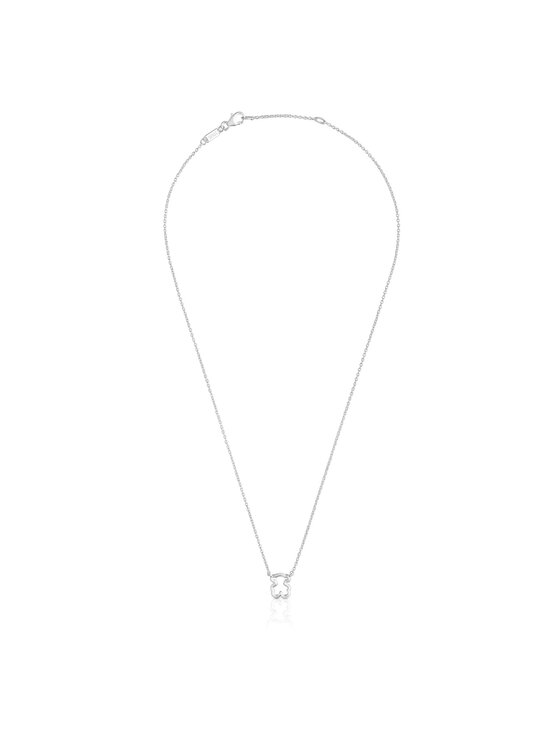 TOUS Колие New Silueta 1004439100 Сребрист цвят на ниска цена