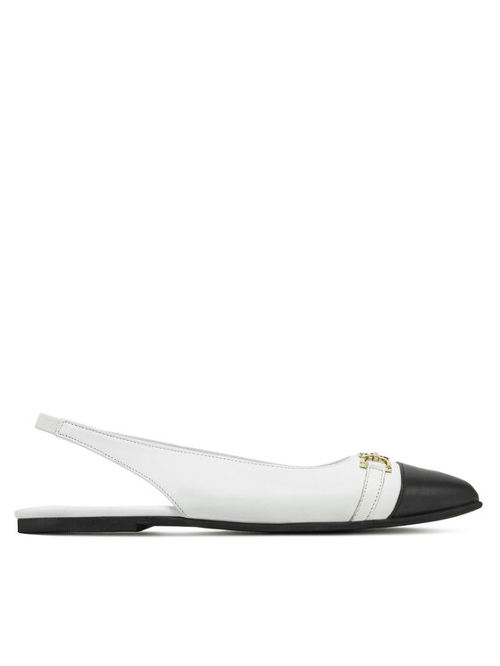 TWINSET Балеринки 251GCJ026 Бял цвят на ниска цена