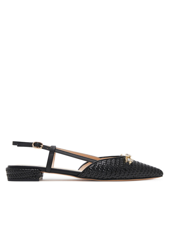 TWINSET Балеринки 251TGT052 Черен цвят на ниска цена