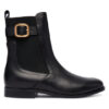 TWINSET Боти тип челси Tronchetto 252TCP120 Черен цвят на ниска цена