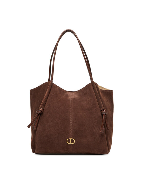 TWINSET Дамска чанта 252TD8350 Кафяв цвят на ниска цена