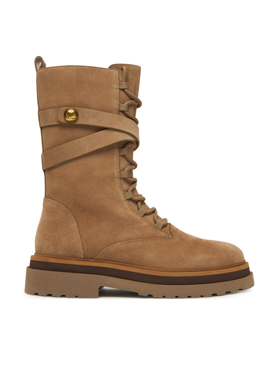 TWINSET Зимни обувки 252TGT050 Кафяв цвят на ниска цена