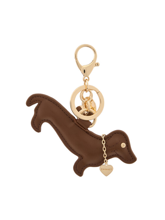 TWINSET Ключодържател 252TL8050 Кафяв цвят на ниска цена