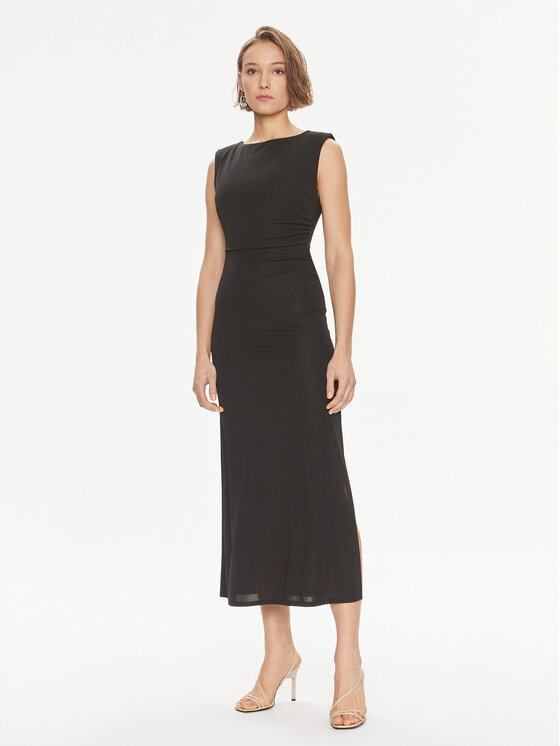 TWINSET Коктейлна рокля 241TE2057 Черен Regular Fit цвят на ниска цена