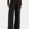 TWINSET Панталони тип палацо 252TT2401 Черен Wide Leg цвят на ниска цена