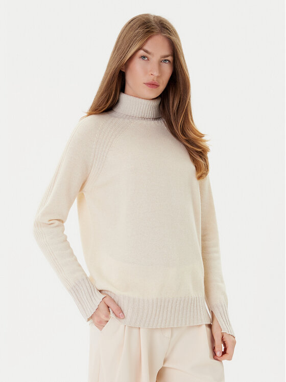 TWINSET Поло 252TP3582 Бежов Loose Fit цвят на ниска цена