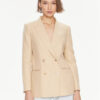 TWINSET Сако 241TP2560 Бежов Regular Fit цвят на ниска цена