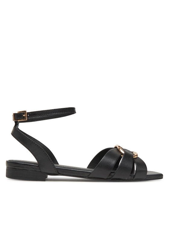 TWINSET Сандали Ciabatta 251GCJ04A Черен цвят на ниска цена