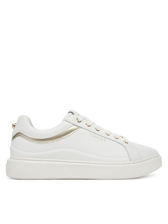 TWINSET Сникърси 252TCP020 Бял цвят на ниска цена