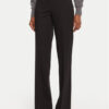 TWINSET Текстилни панталони 252TP2602 Черен Flare Fit цвят на ниска цена
