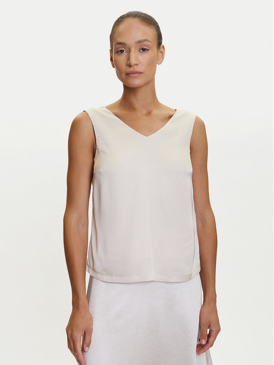 Tatuum Блуза Susena T2507.049 Бежов Regular Fit цвят на ниска цена