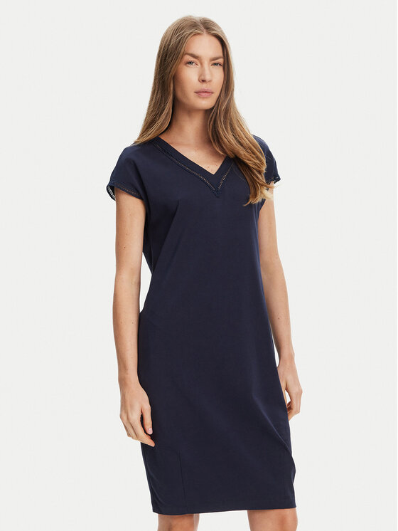 Tatuum Ежедневна рокля Kokena T2509.210 Тъмносин Regular Fit цвят на ниска цена